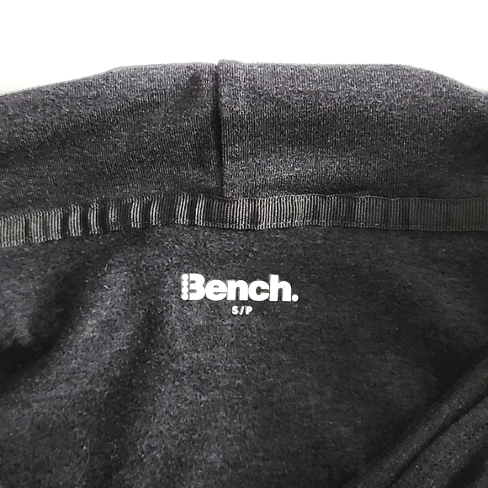 Bench Women's Pullover Top Cowl Kneck Front Pocket Dark Grey Size Small - Picture 8 of 13